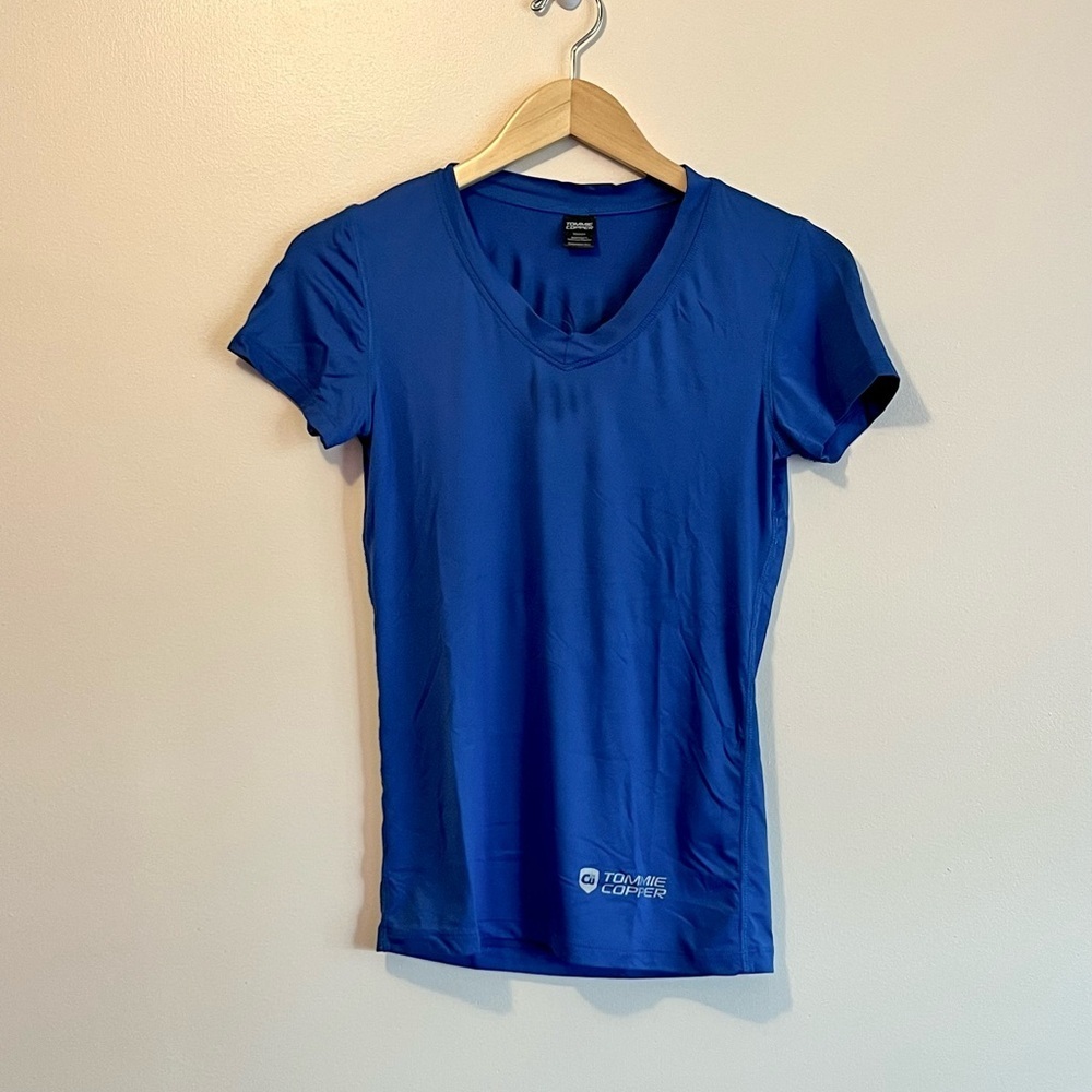 Tommie Copper Blue Compression Tee Women’s M Copper Znergy Athletic Top